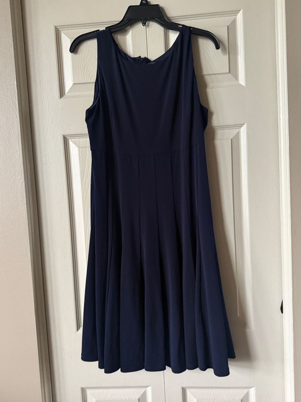 Jessica Howard Navy Sleeveless Fit-and-Flare Dress! - Picture 3 of 8